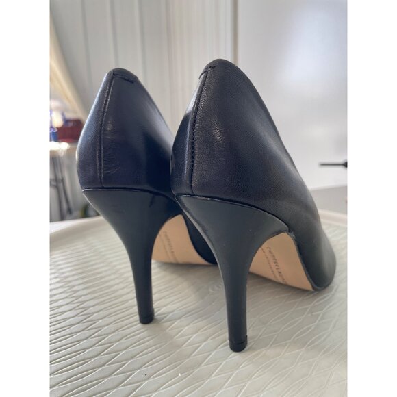 Chinese Laundry Danger Zone Pump Size 10 Black Gold Pointed Toe High Heels Party - Picture 8 of 9